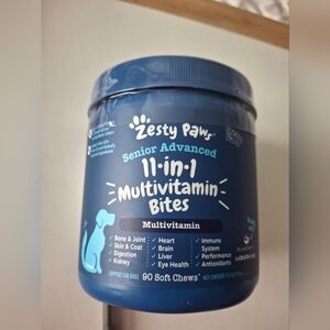 NEW SEALED Zesty Paws 11 in 1 Multivitamin Bites 90 Count EXPIRES 8/2027